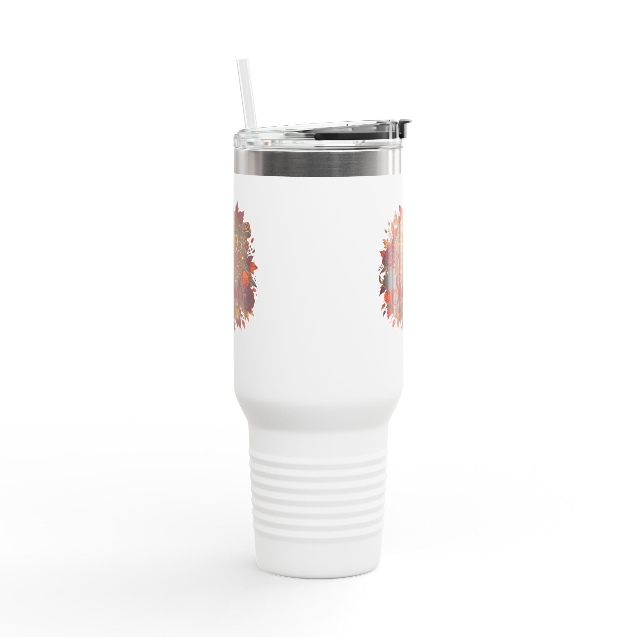 Falling Leaves, Rising Standards Insulated Travel Mug, 40oz