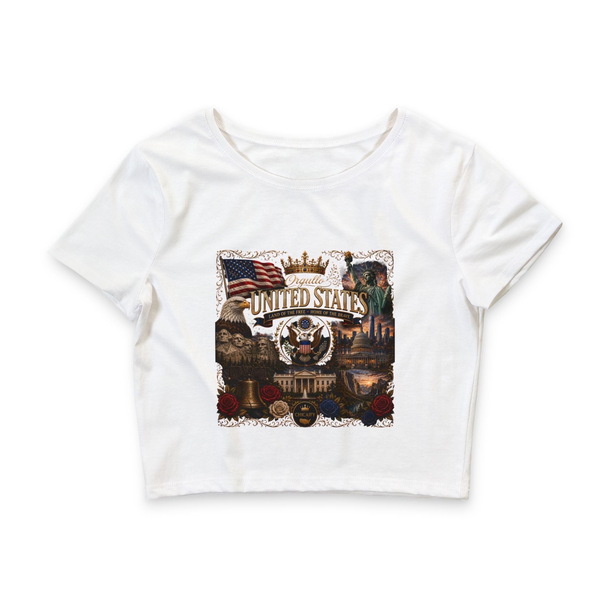 United States Heritage | Raíces Unidas Collection Crop Tee