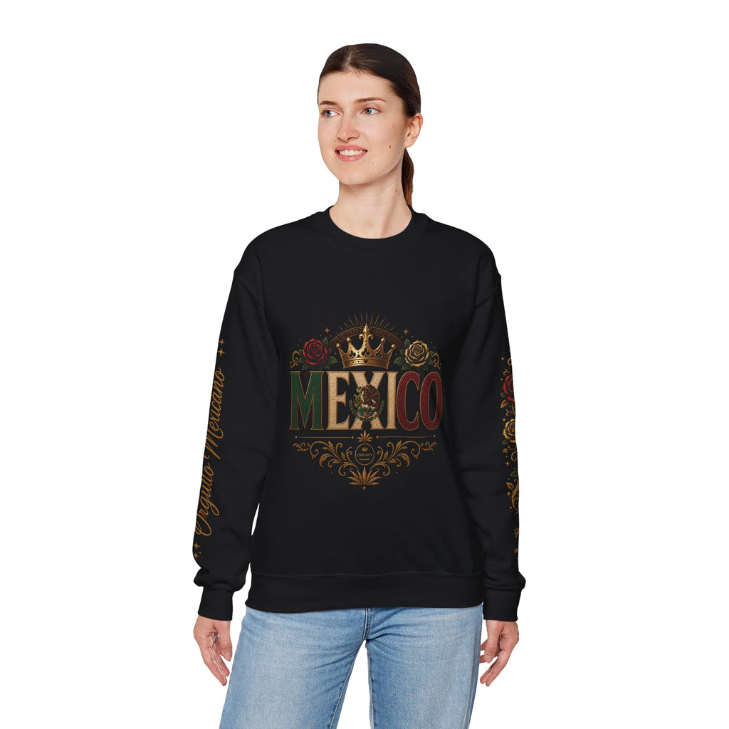 Orgullo Mexicano Crewneck Sweatshirt - Viva México Graphic Pullover