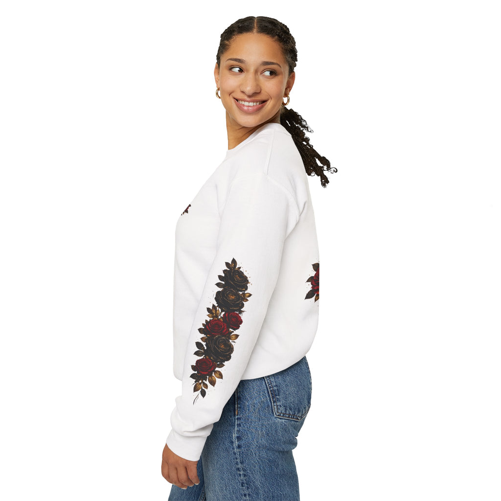 Bloom Like a Queen Sweatshirt — Floral Crown Crewneck