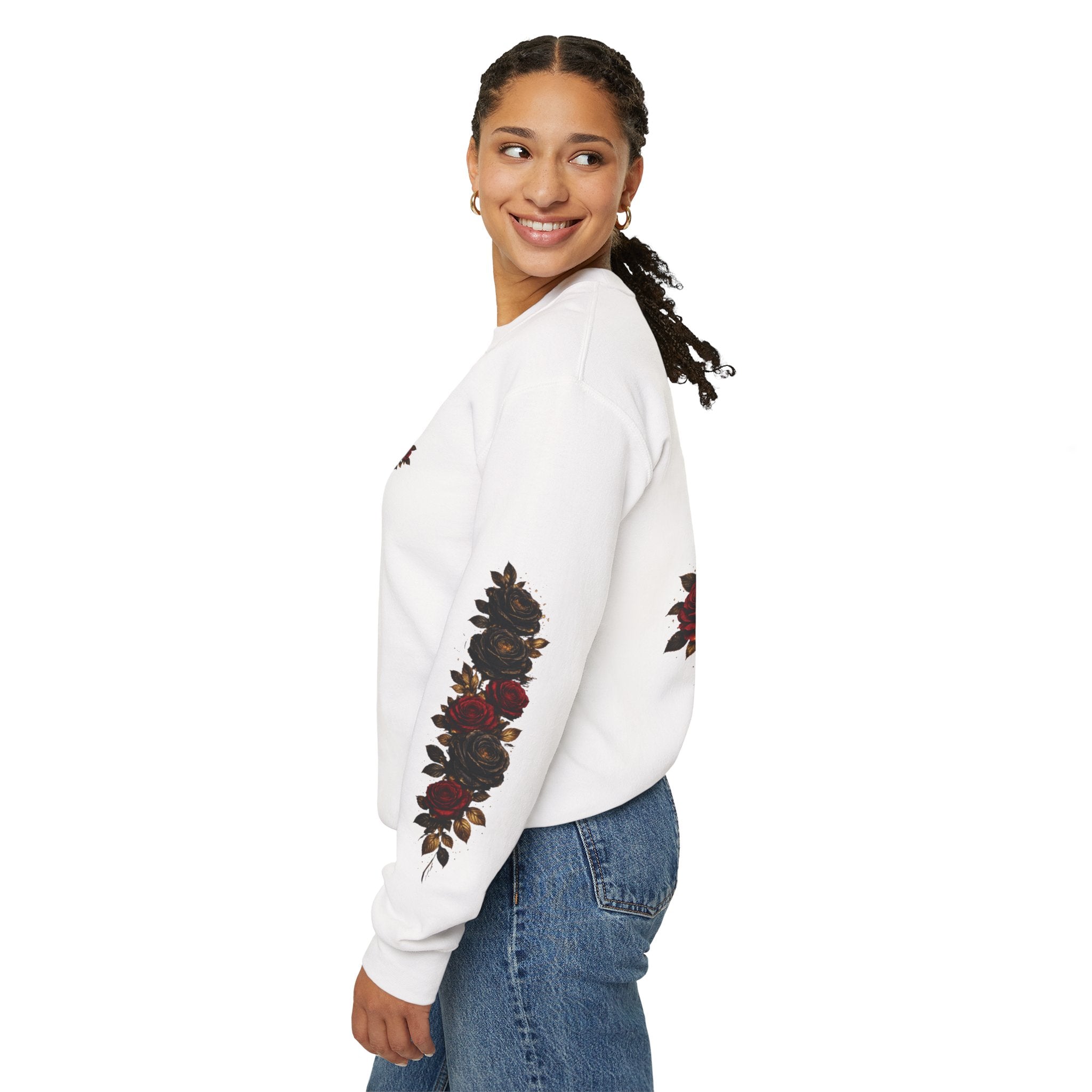 Bloom Like a Queen Sweatshirt — Floral Crown Crewneck