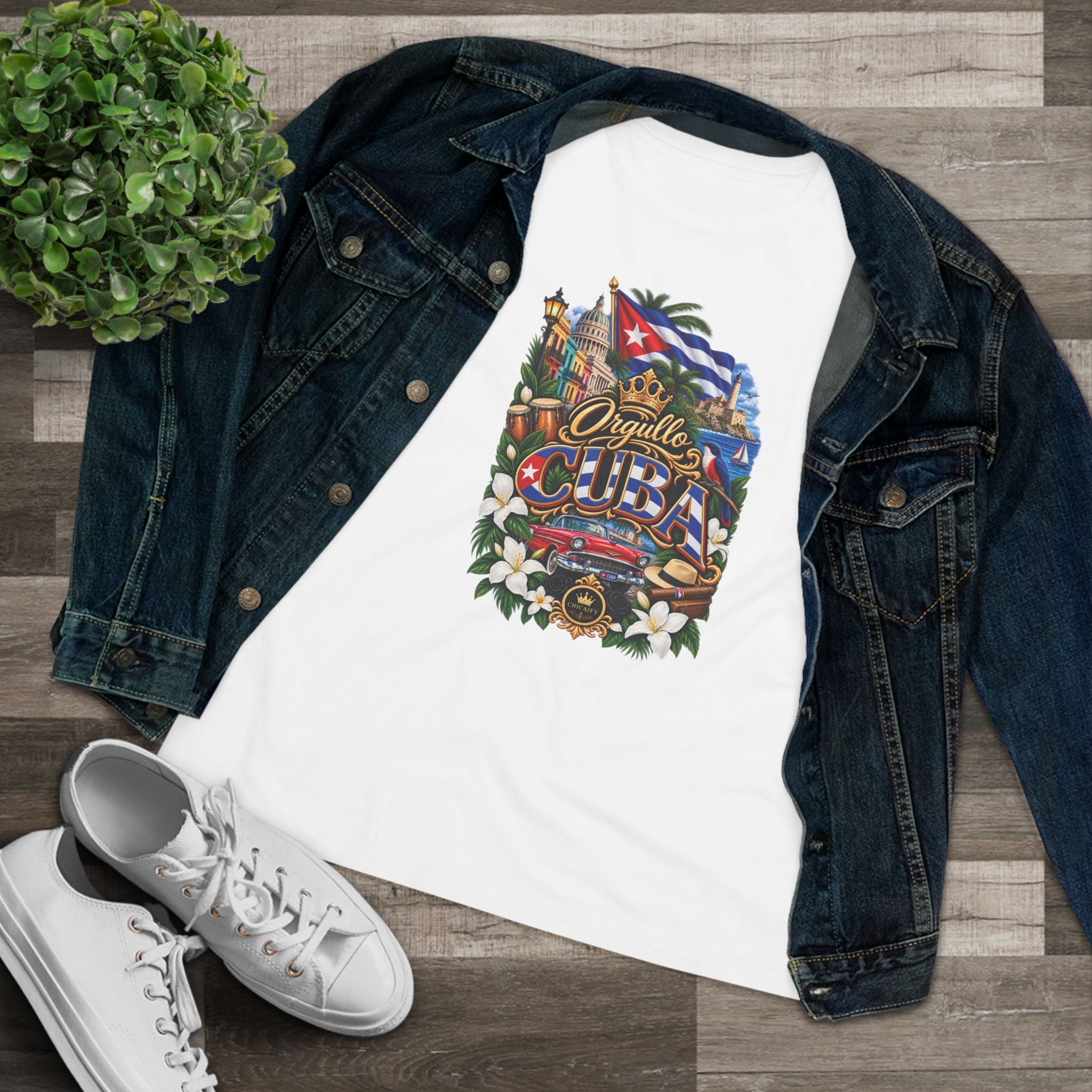 Orgullo Cuba — Raíces Unidas Collection |  Cotton Tee
