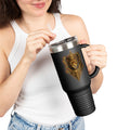 Golden Crowned Jaguar 40oz Insulated Travel Mug