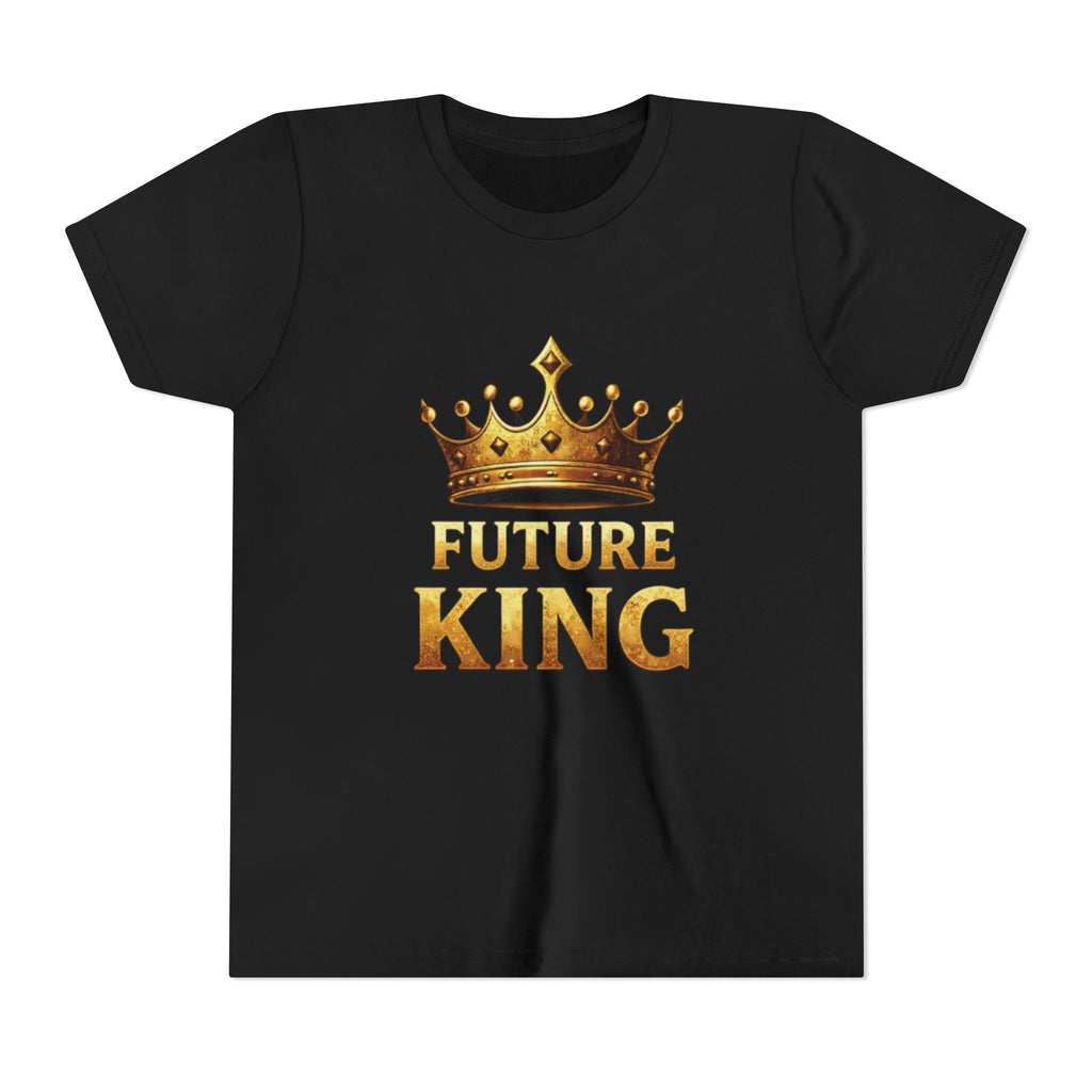 Youth Tee - "Future King" Gold Crown Graphic