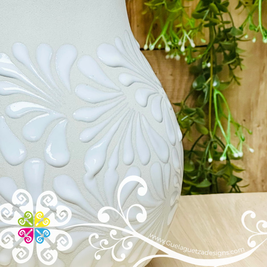 Engobe/White Espiga Pato Pitcher Set - 4 Mugs