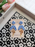 Azul de Reina Earrings 👑💙