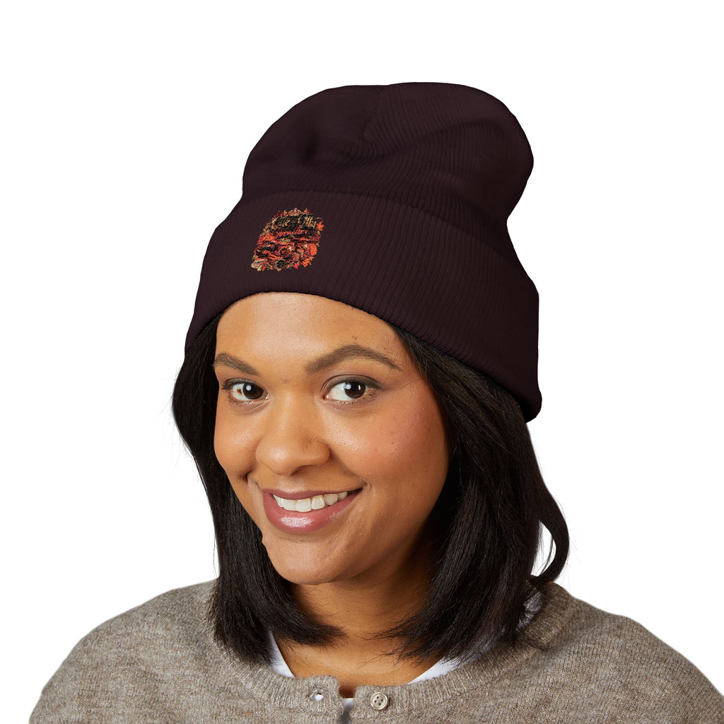 Café de Olla Weather | Mexican Fall Classic Cuffed Beanie (Embroidery)