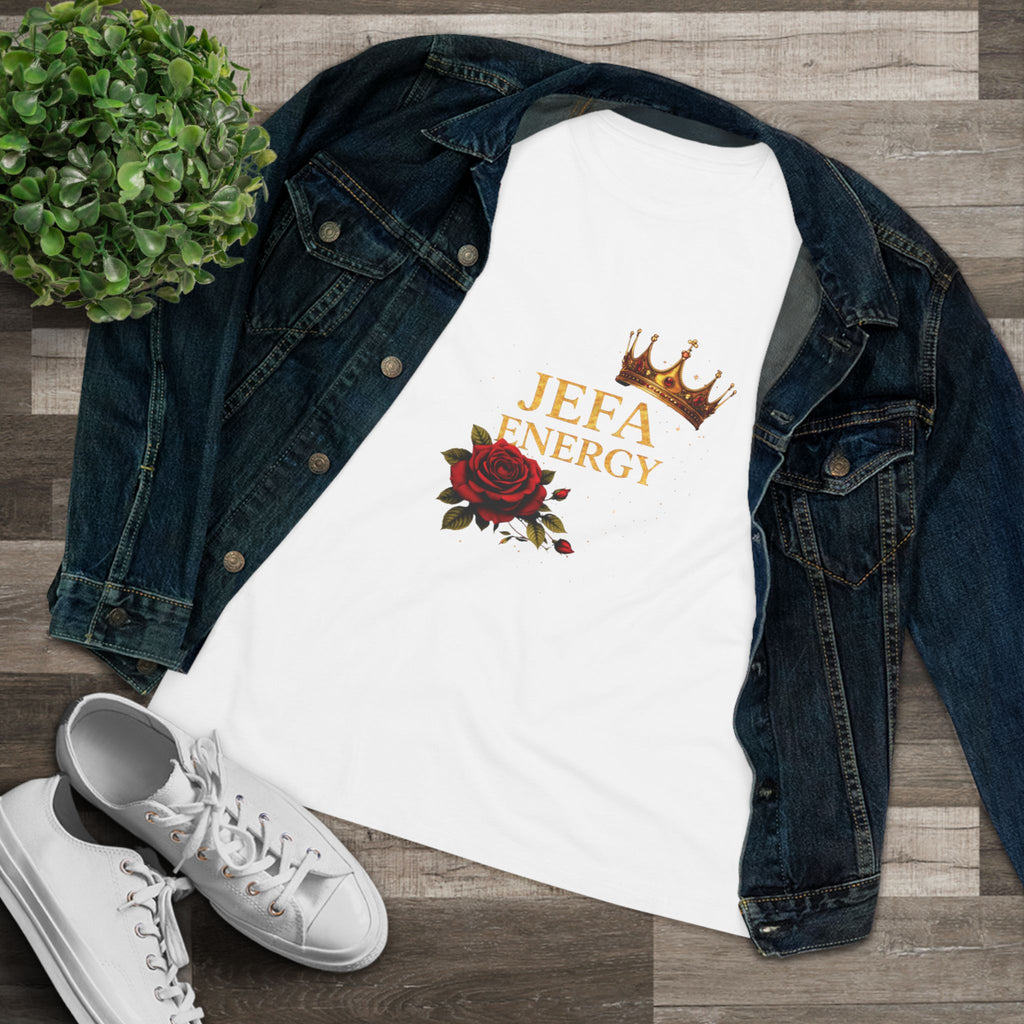 Jefa Energy Crown & Rose Graphic Tee