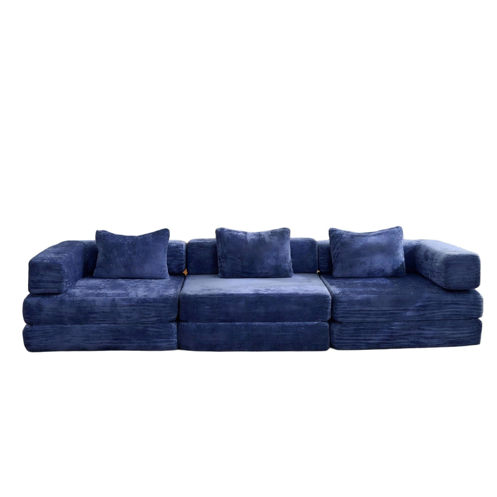 Convertible Floor Sofa Bed with Modular Design - Multiple Colors