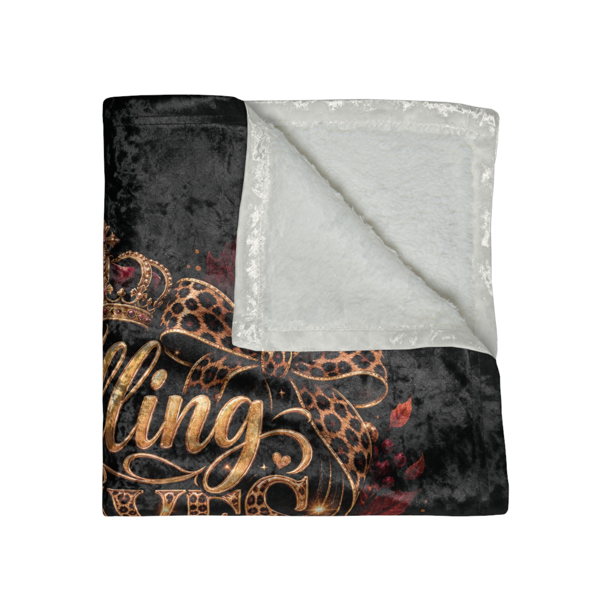Falling Leaves, Rising Standards | Crushed Velvet Blanket