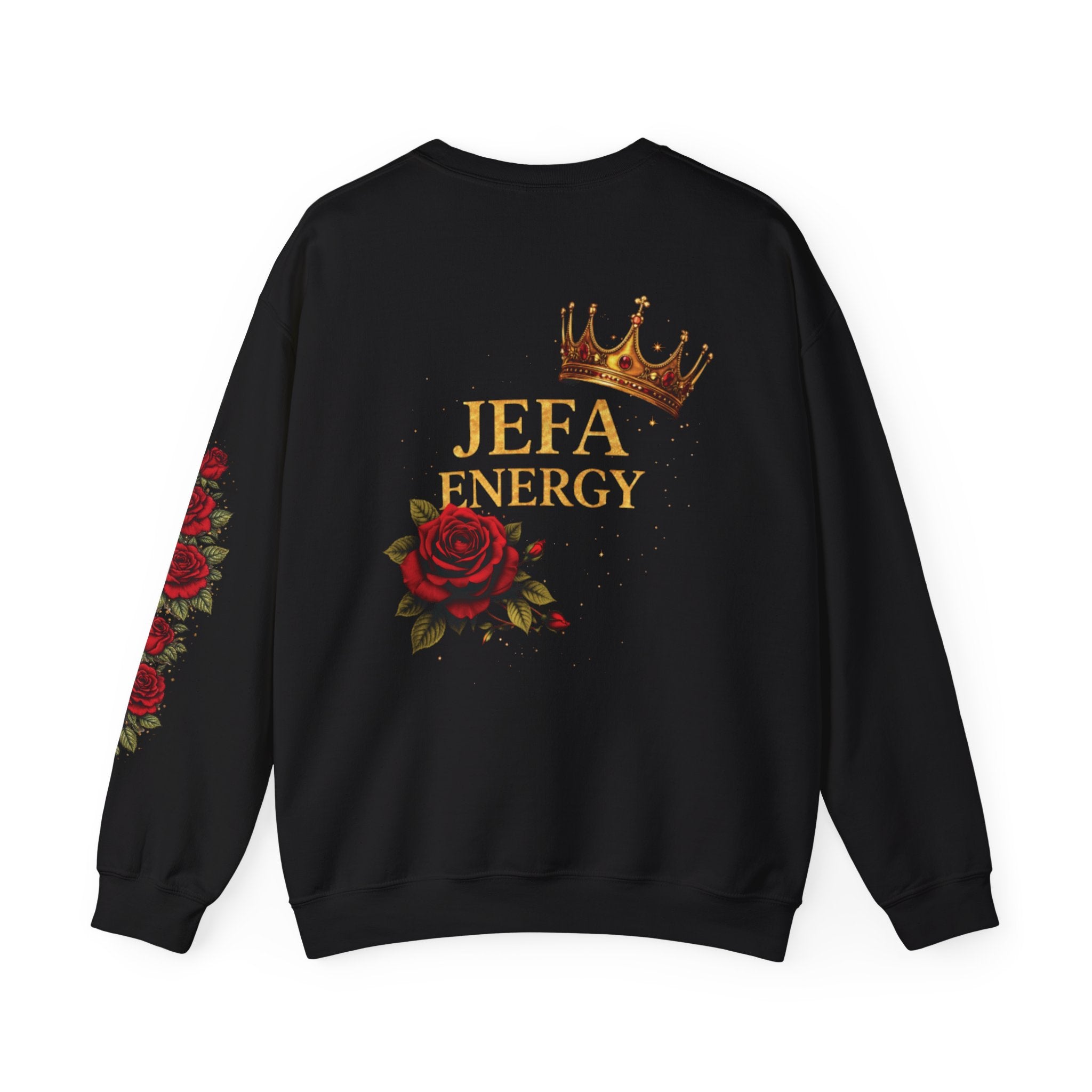 Jefa Energy Crewneck Sweatshirt — Rose & Crown Graphic