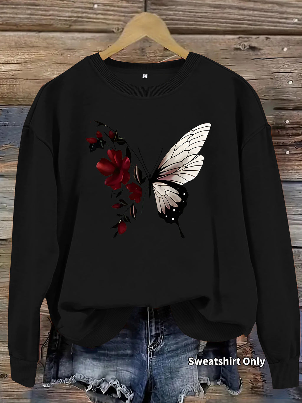 Long sleeved shirt with fleece hoodie