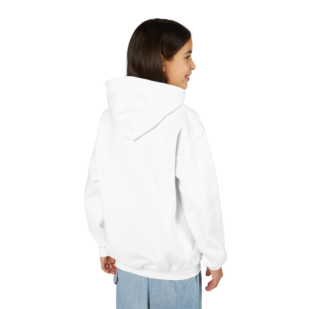 Youth Hoodie — 'Born Wild Raised Royal' Crowned Jaguar Graphic