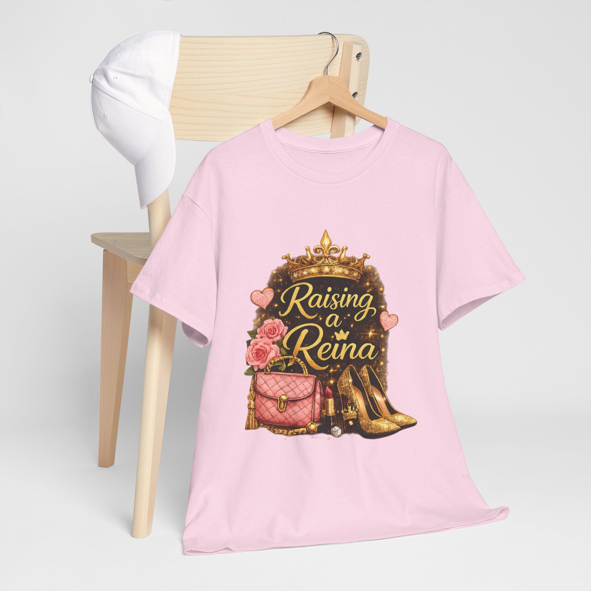 Raising a Reina T-Shirt — Mom & Daughter Crowned Queen Graphic Tee