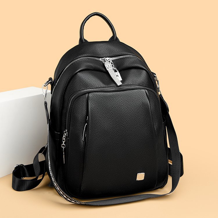 Brand Vibe Soft Leather Single Backpack