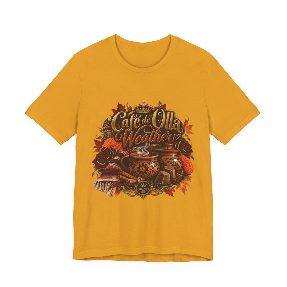 Café de Olla Weather | Mexican Fall Short Sleeve Tee