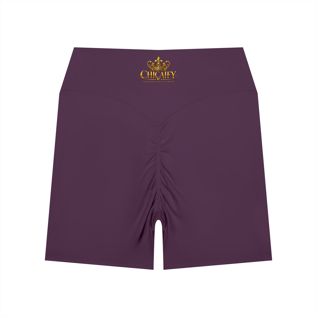 Chicaify Signiture Women’s High Waisted Yoga Biker Shorts