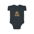 Future King Infant Bodysuit — Gold Crown Baby Onesie