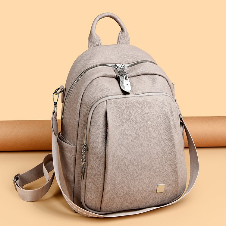 Brand Vibe Soft Leather Single Backpack