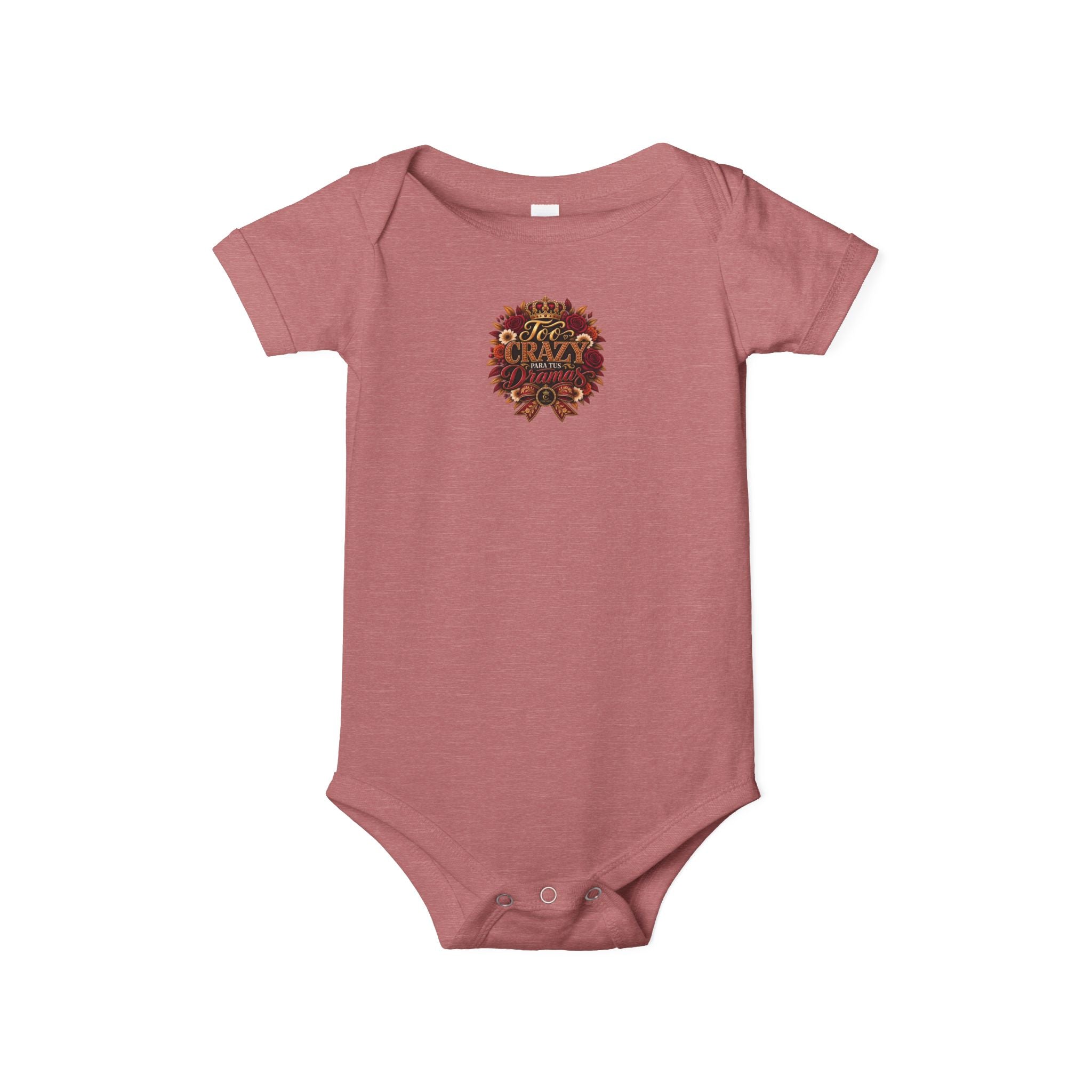 Too Crazy Para Tus Dramas – Charro-Inspired Edition | Infant Jersey One Piece