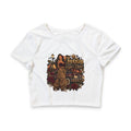 Chola Lux – Too Glam to Give a Damn |Women’s Poly-Cotton Crop Tee