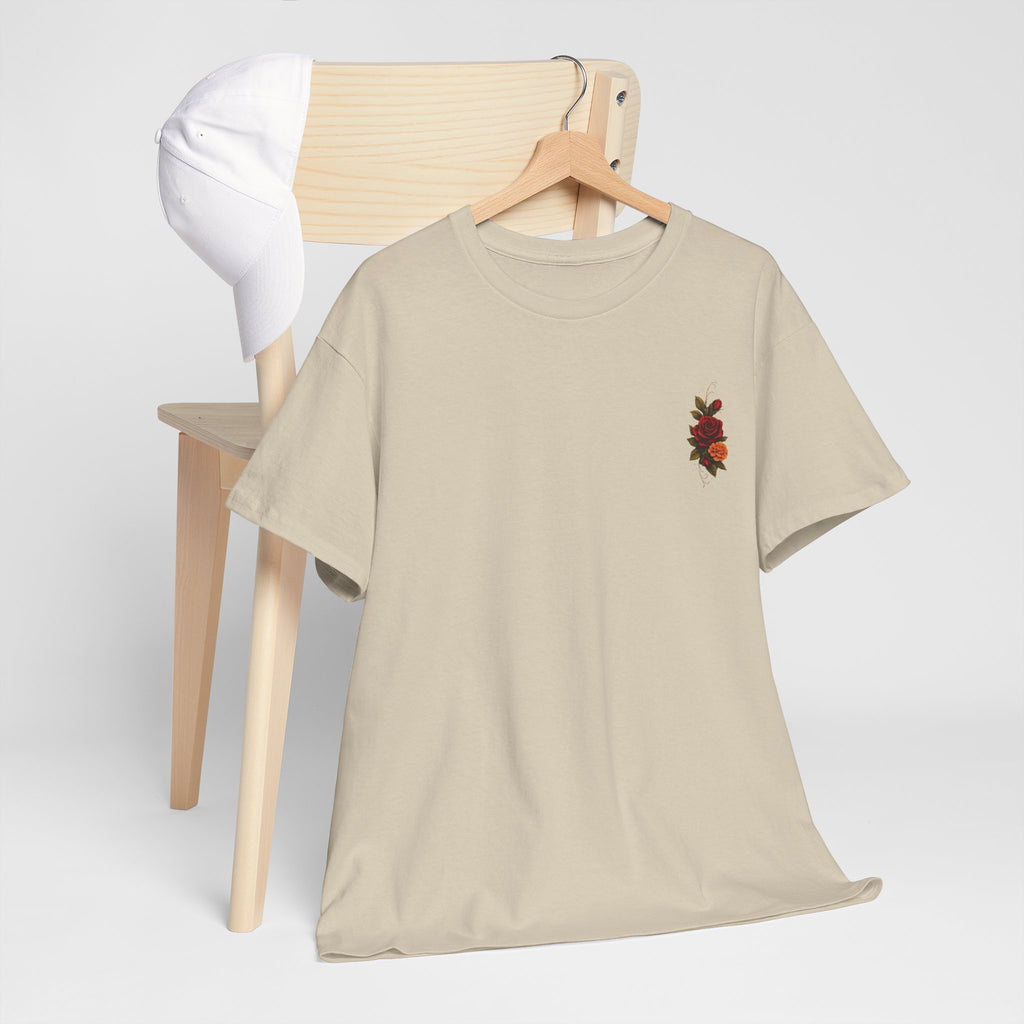 "Confidentemente Única" Floral Graphic T‑Shirt