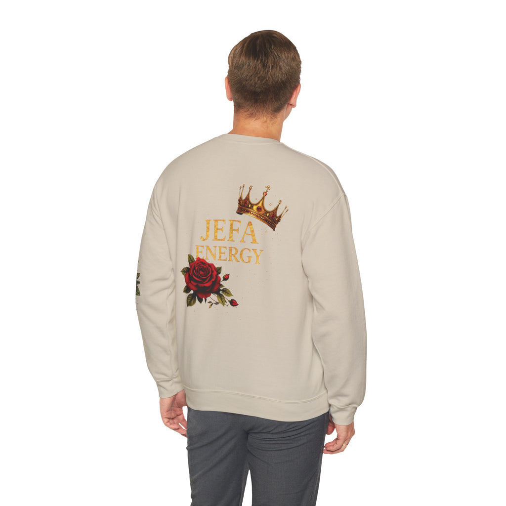 Jefa Energy Crewneck Sweatshirt — Rose & Crown Graphic