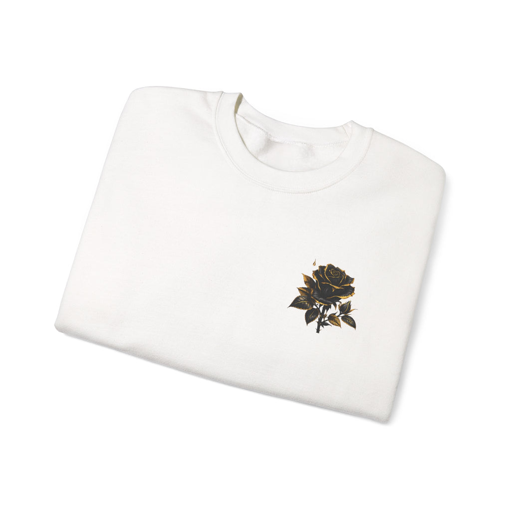 Crowned Black Rose Born to Bloom Crewneck Sweatshirt