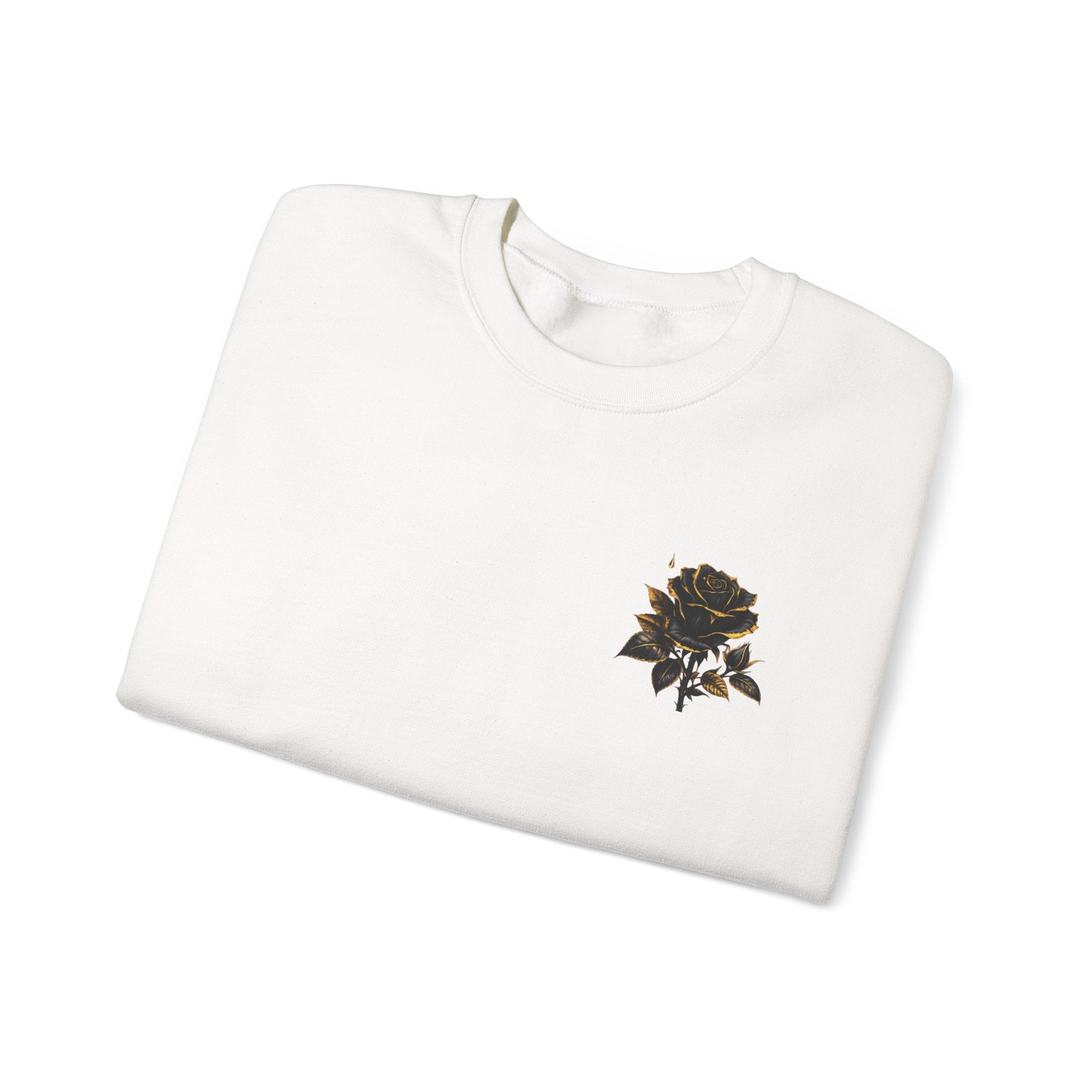 Crowned Black Rose Born to Bloom Crewneck Sweatshirt