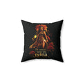 Reina Warrior Pillow — "De cenizas… nació una reina" Decorative Throw Pillow