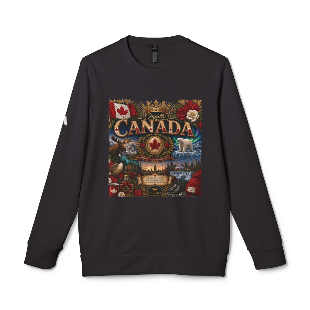 Orgullo Canada | Raíces Unidas Collection adidas Fleece Crewneck Sweatshirt