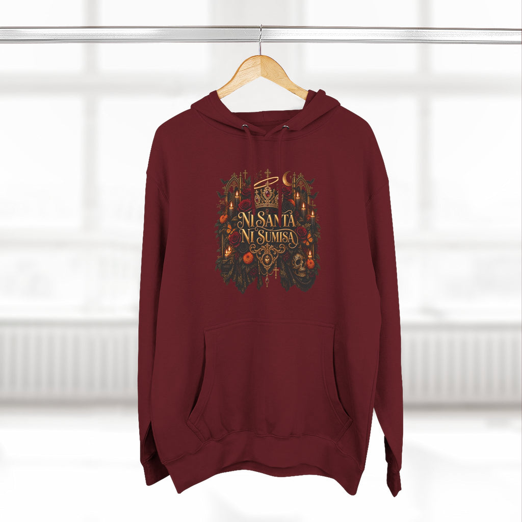 Ni Santa, Ni Sumisa | Three-Panel Fleece Hoodie