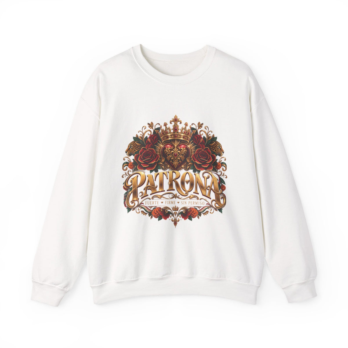 Patrona | Crowned in Power – Chicaify Collection | Unisex Heavy Blend™ Crewneck Sweatshirt