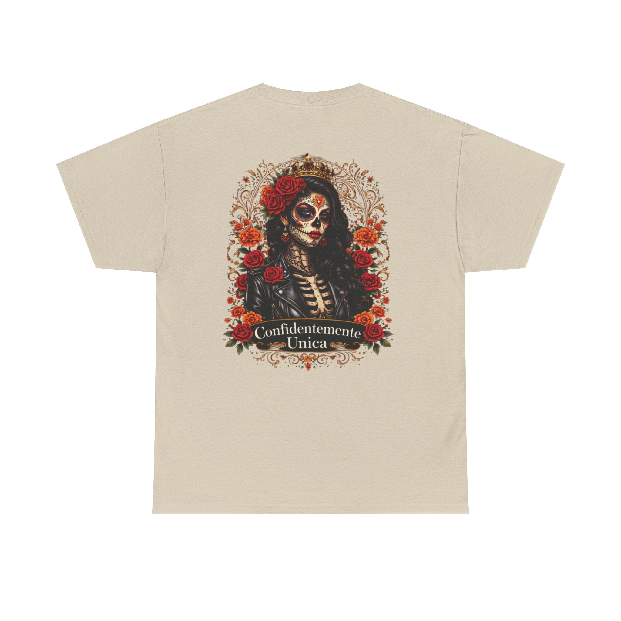 "Confidentemente Única" Floral Graphic T‑Shirt