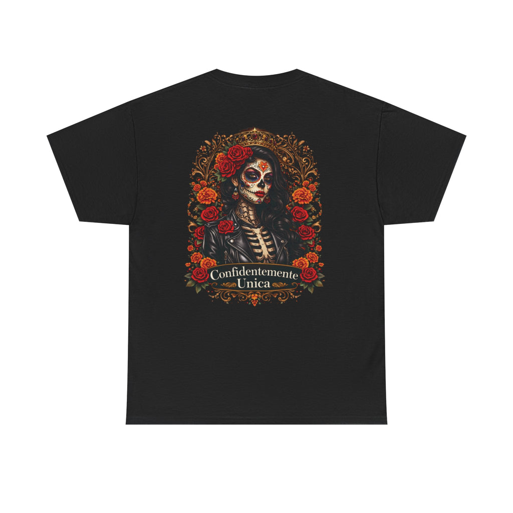 "Confidentemente Única" Floral Graphic T‑Shirt