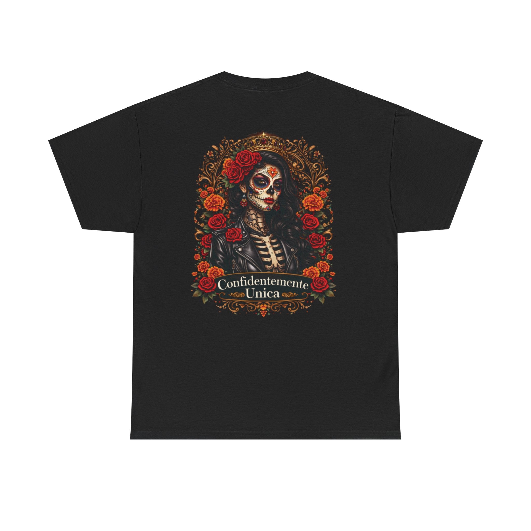 "Confidentemente Única" Floral Graphic T‑Shirt