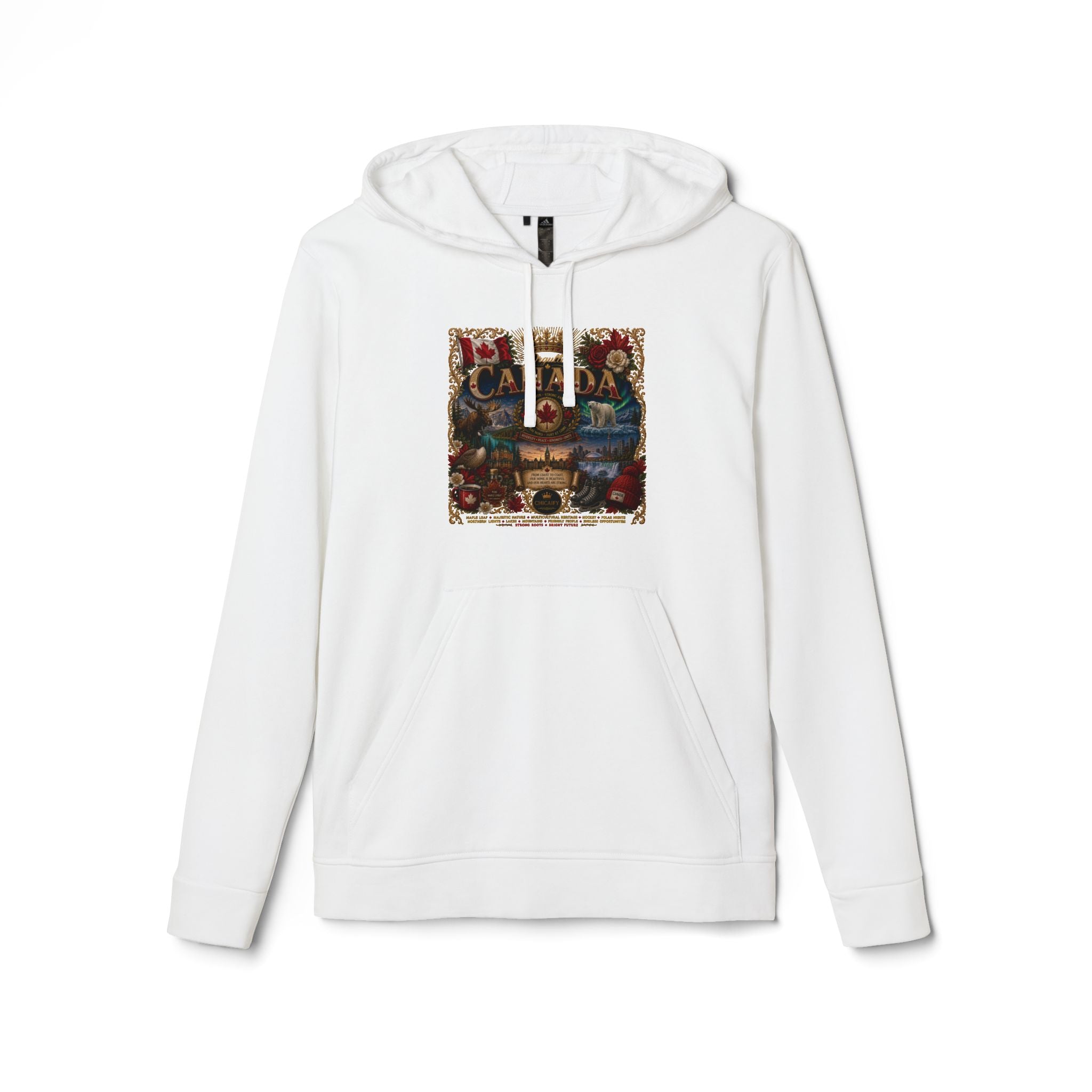 Orgullo Canada | Raíces Unidas Collection adidas Fleece Hoodie