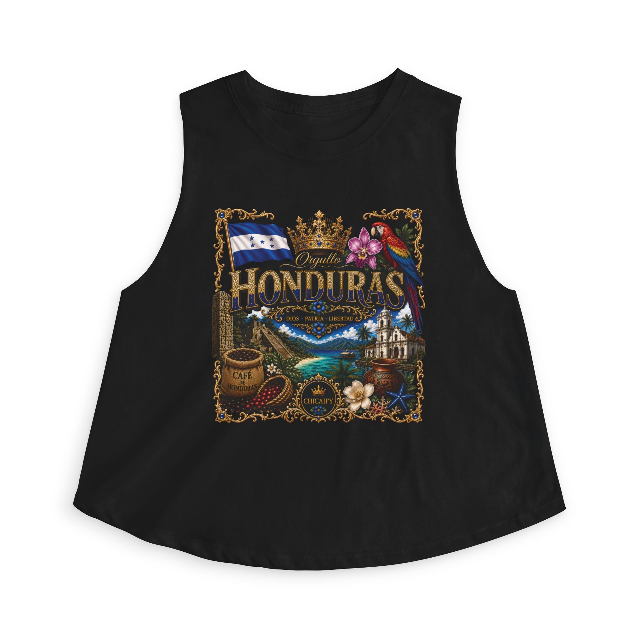Orgullo Honduras | Colección Raíces Unidas Crop Top