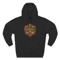 Hoodie — "Una Reina doesn't ask Permission" Floral Vintage Fleece Hoodie