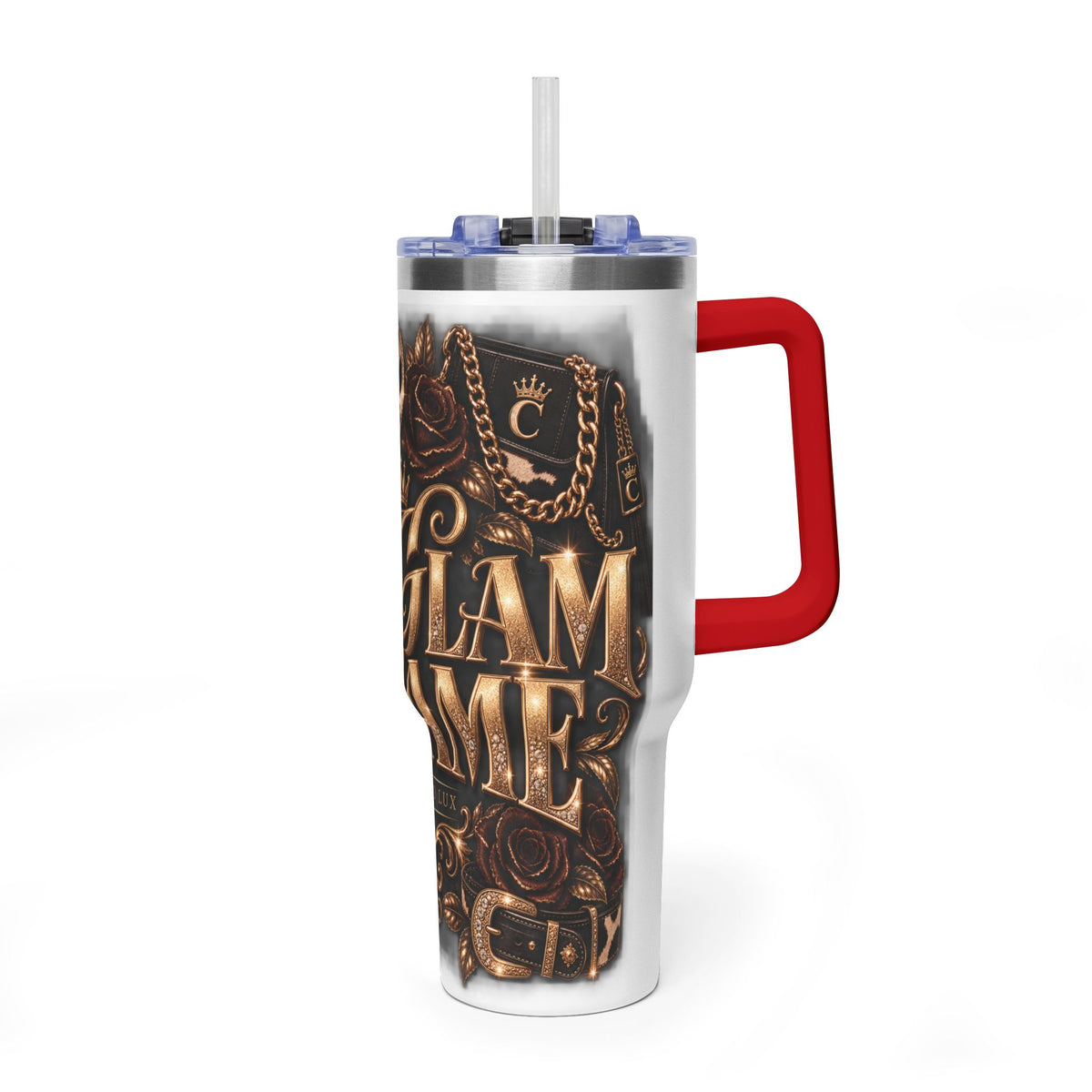 Vaquera Lux – Too Glam to Tame | Vacuum Thermal Tumbler, 40oz