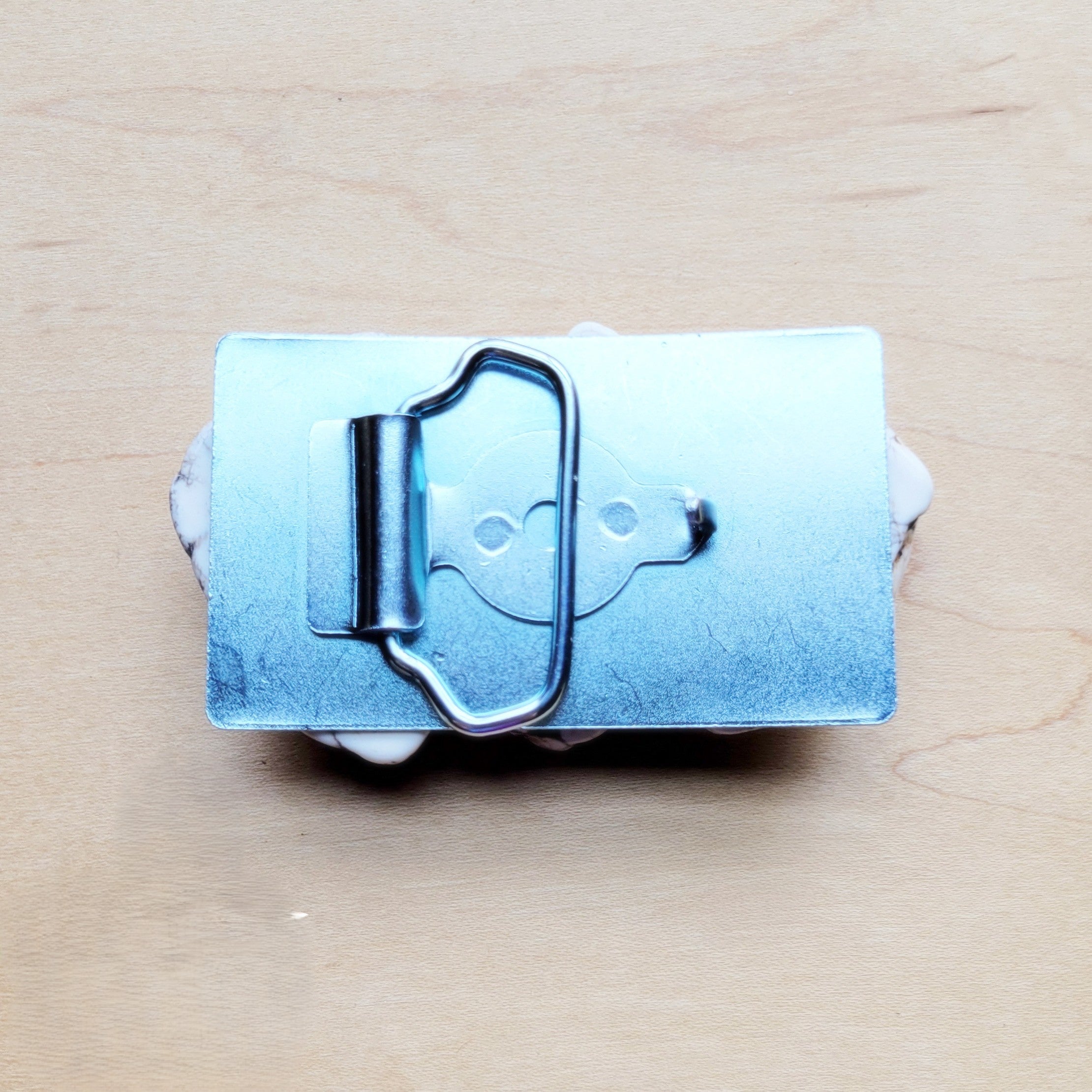 Triple Turquoise Slab Belt Buckle 906s