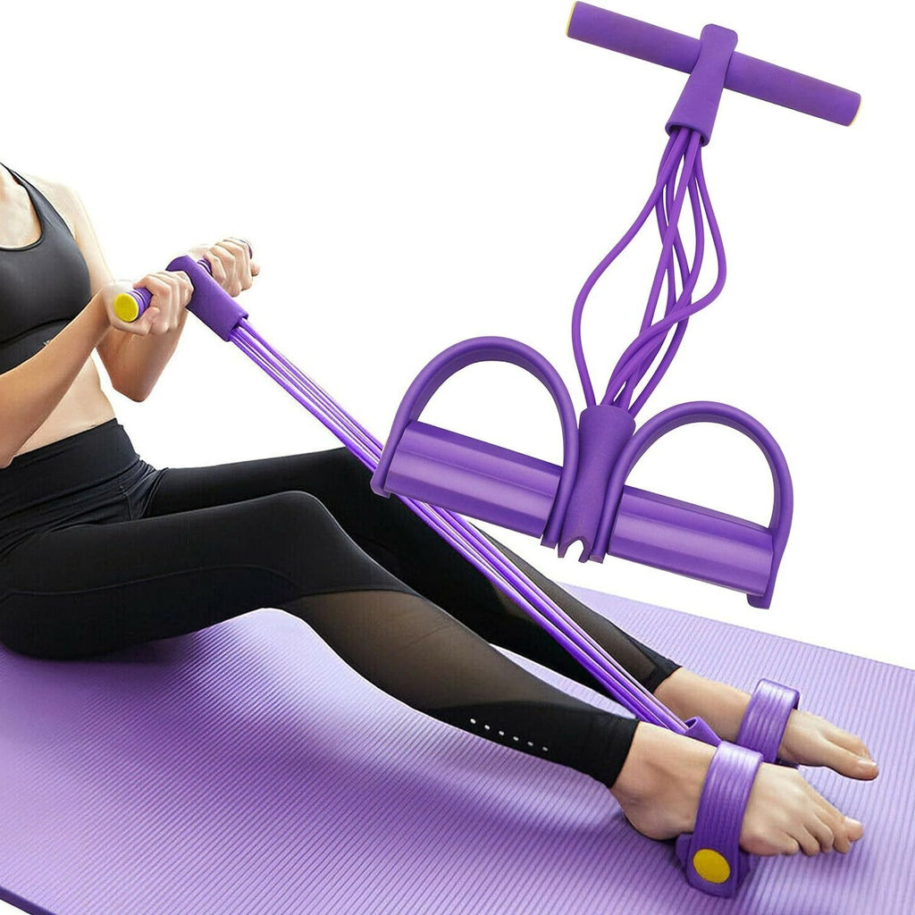 Six-Tube Resistance Pedal Trainer