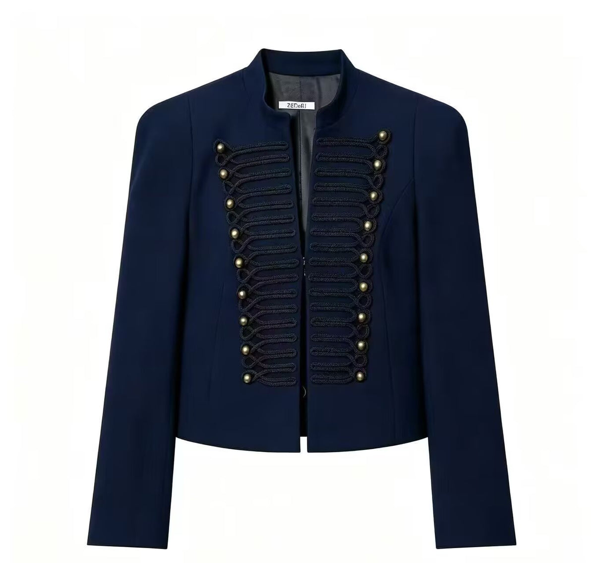 Women’s Slim-Fit Shoulder-Pad Blazer