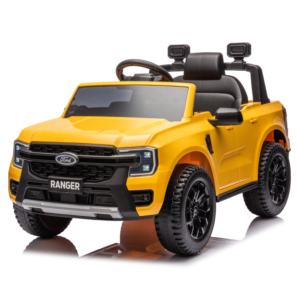 12V Licensed Ford Ranger Kids' Ride-On Truck with Remote
