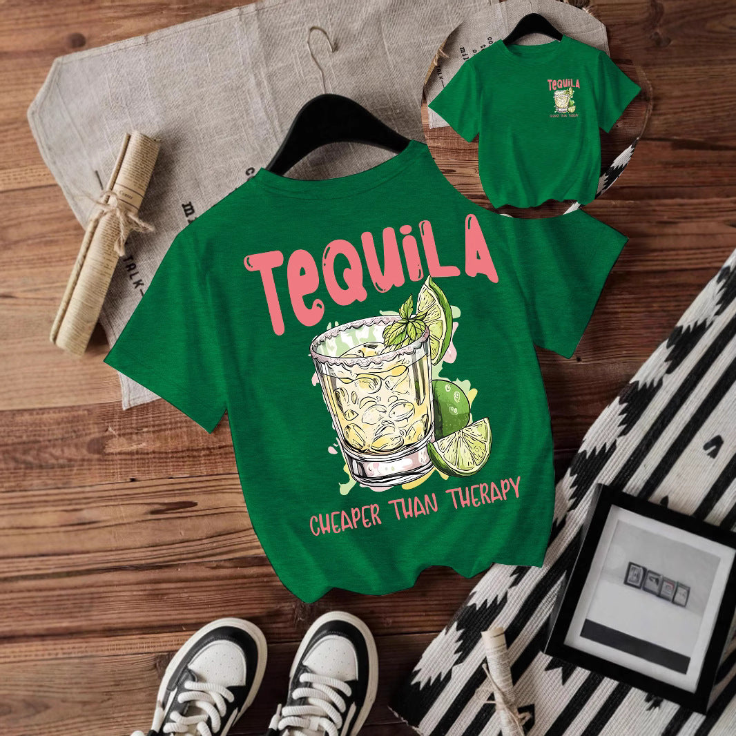 Tequila Graphic Short-Sleeve Top