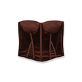 Velvet shapewear and chest cinching top