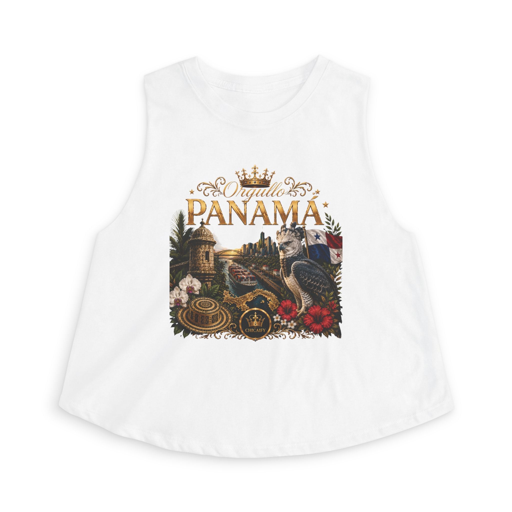 Orgullo Panamá — Raíces Unidas | Women's Crop Top