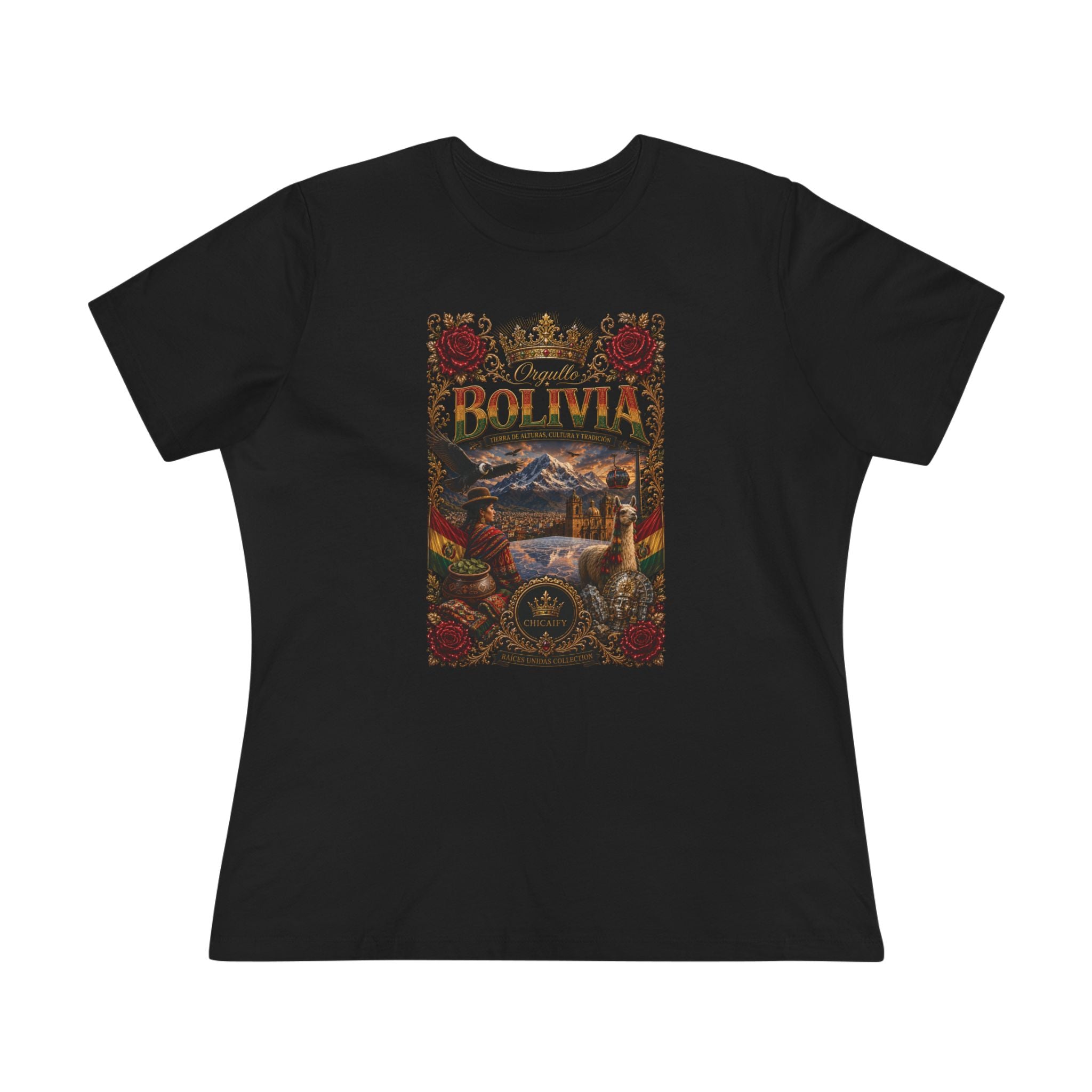 Raíces Unidas — Orgullo Bolivia Cotton Tee