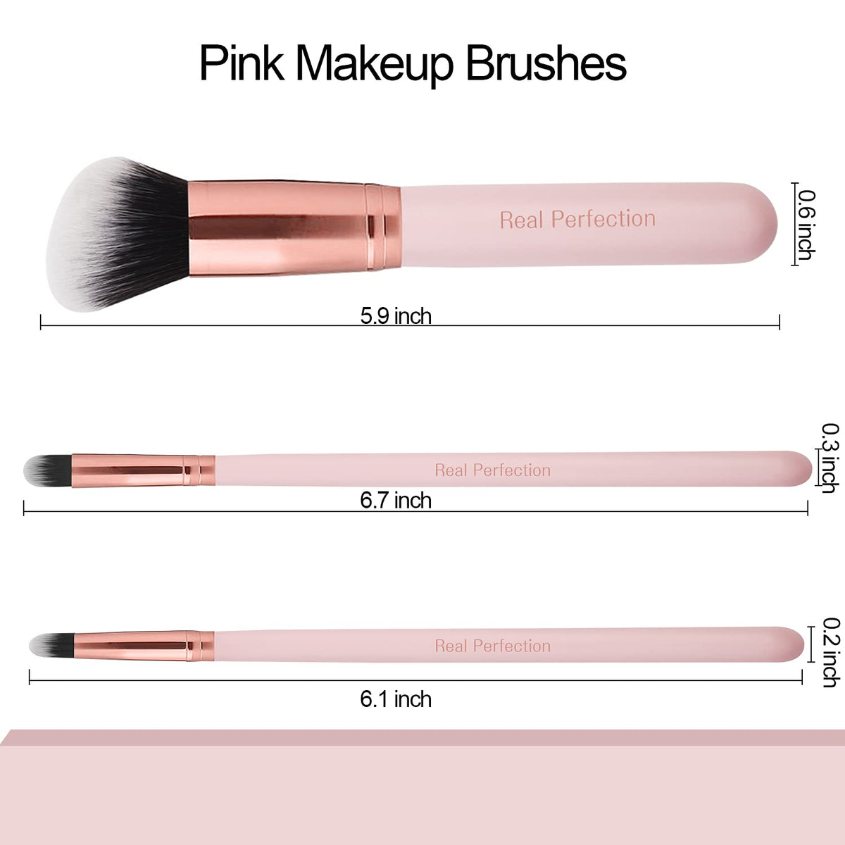 Real Perfection 16-Piece Makeup Brush Set