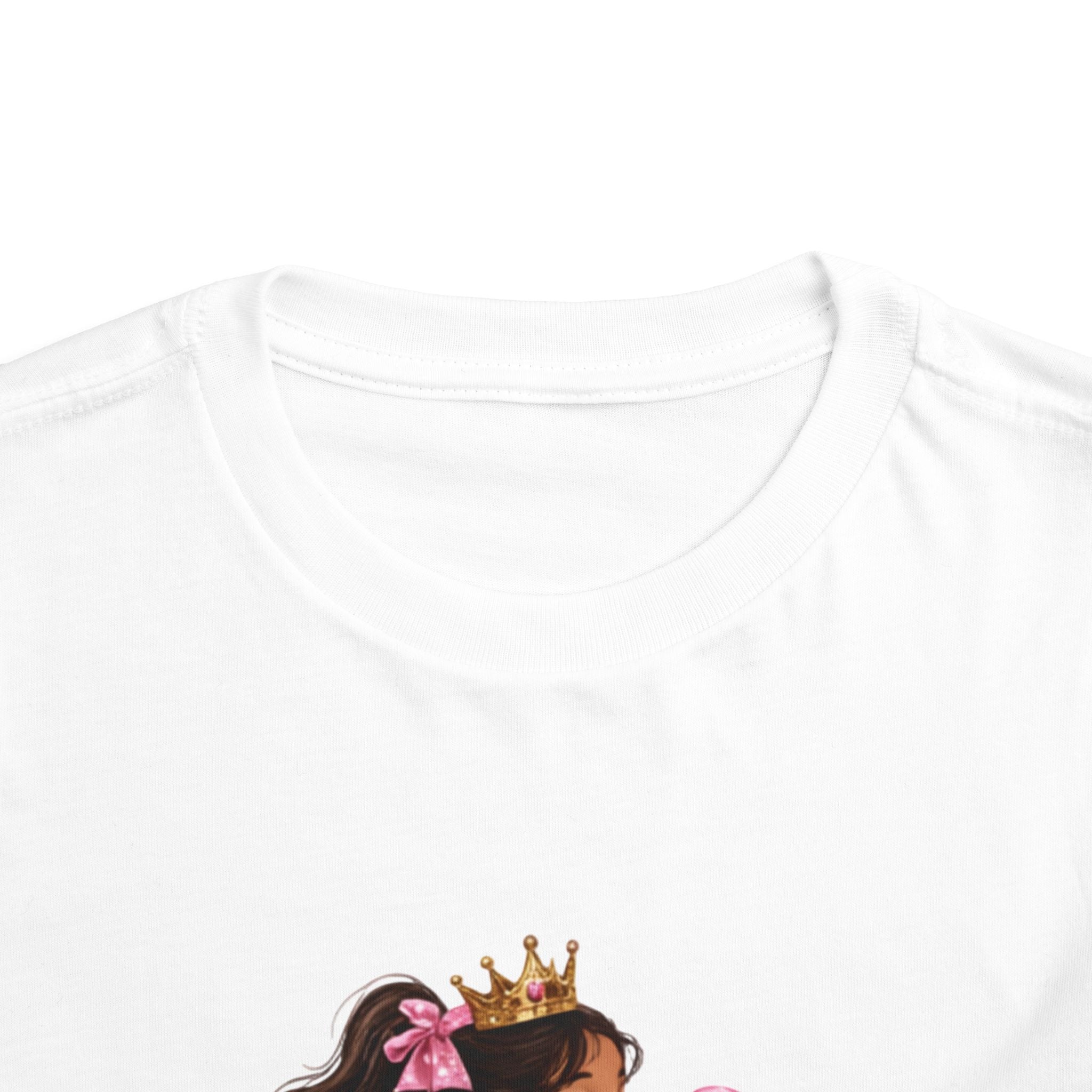 Toddler Tee — "Fearless Girl" Boxing Princess Graphic